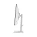 MSI Pro Max 271QPHW E14 white monitor side view with slim profile and adjustable stand, model: pro-max-271qphw-e14