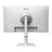 MSI Pro Max 271QPHW E14 white monitor rear view showing stand and back panel, model: pro-max-271qphw-e14
