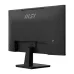 Rear angled view of MSI PRO MP251 E14L monitor highlighting textured back panel, stand design, and clean layout