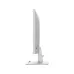 MSI PRO MP251W E14A monitor side profile showing slim white display panel and ergonomic stand design