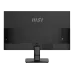 Rear view of MSI PRO MP275 monitor showing ports, power button, ribbed texture, and PRO branding.