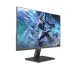 Front view of PC Power PCGMX24F165B Monitor displaying vivid robotic figure with glowing blue and red highlights.