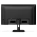 Rear view of the Philips 24E1N1200A Monitor, showcasing its sleek black design, stand, and central port panel with HDMI and D-Sub inputs.