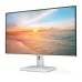 Front-facing view of the Philips 24E1N2100AW Monitor displaying a vibrant beach sunset scene, emphasizing its crisp screen quality and slim bezel design.
