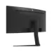 Rear view of Thunderobot DQ34C240L curved gaming monitor with wide base stand and ventilation grille