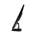 Side profile of a slim gaming monitor with a sturdy stand, showcasing its sleek and minimal modern design