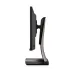 Side profile of the black ViewSonic ColorPro VP2756A-2K monitor, showing the slim display panel and curved silver stand.