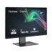 Black ViewSonic ColorPro VP2788-5K 27-inch monitor with 5K UHD+, DCI-P3, and Thunderbolt features displayed on screen.