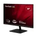 Black ViewSonic VA2432A-H 24-inch monitor from an angle, highlighting 120Hz, 1ms Response Time, and Eye ProTech.