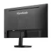 Angled rear view of the black ViewSonic VA24G1-H monitor, showing the VESA mount area and ports below.