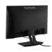Angled rear view of the black ViewSonic VX2480-2K-SHD-2 monitor, showing the stand and HDMI ports below.