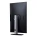 Back view of Redmi G27Q monitor with sleek black panel, circular mount, and sturdy silver stand on minimal base