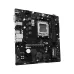 ASRock B840M-HVS angled view highlighting CPU socket, VRM components, RAM slots, and rear I/O connectivity layout