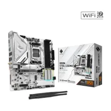 ASRock B850M STEEL LEGEND WIFI AM5 DDR5 mATX Motherboard