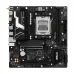 ASRock B850M-X R2.0 WiFi top view with AM5 CPU socket, dual RAM slots, chipset heatsink, and expansion slots