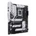 Angled view of ASUS Z790 AYW OC WiFi motherboard highlighting VRM heatsinks, PCIe slots and modern design