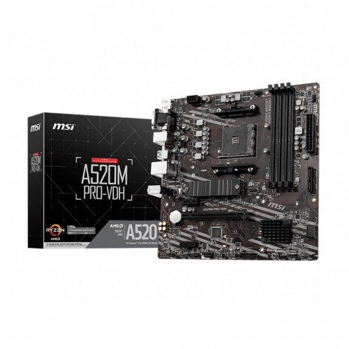 MSI A520M-A PRO AMD AM4 microATX Motherboard - Micro Center