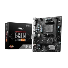 MSI B450M-A PRO MAX II AMD AM4 Motherboard