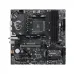 Top angled view of MSI B550M GAMING PLUS WIFI6E Motherboard showing AM4 socket, RAM slots, and PCIe connectors.