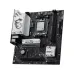 Three-quarter perspective viewpoint of the MSI B850M GAMING WIFI Motherboard showing its layout and components.