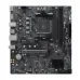 MSI PRO B550M-B Motherboard with AM4 socket, DDR4 slots, PCIe slots, and SATA connectors.