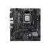 Overhead view of the black MSI PRO B840M-B micro-ATX motherboard, showing the CPU socket, RAM slots, and I/O ports.
