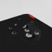 Close-up of AJAZZ MP03 Gaming Mousepad surface showing water droplets highlighting hydrophobic, water-resistant texture.