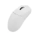 AJAZZ AJ139P V3 MAX mouse in sleek white design with black scroll wheel and ergonomic curved surface