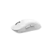Ajazz NJ07 MC white ergonomic mouse with side buttons, smooth finish and comfortable grip for everyday computing