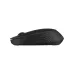 Side view of Asus MW103 Wireless Mouse with curved ergonomic shape and textured concentric line pattern.