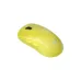 AULA SC680 Wireless Gaming Mouse in bold yellow with black scroll wheel, side buttons, and logo