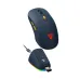 Blue Kanata WG9RD wireless mouse with RGB charging dock, USB receiver, Type-C cable, ergonomic build and side buttons