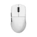 Top view of white Furycube G1 Mouse with symmetrical layout and dual side buttons for navigation.
