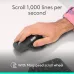 Top-down view of Logitech MX Master 4 Mouse in use, showcasing ergonomic grip and MagSpeed scroll for fast navigation.