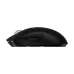 Angled side view of Logitech PRO X SUPERLIGHT 2 SE Mouse showing matte finish, scroll wheel, and dual side buttons.