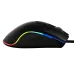 Opposite side view of Meetion MT-G3330 High Speed Tracking Gaming Mouse highlighting smooth contour and multicolor RGB glow.