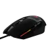 Side view of Meetion MT-G3330 High Speed Tracking Gaming Mouse showing RGB lighting strip along curved ergonomic profile.
