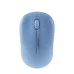 Top view of blue Meetion MT-R545 2.4G Wireless Optical Mouse featuring slim design and neatly aligned buttons.