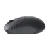 Perspective view of black Rapoo M30 wireless mouse showing top buttons and scroll wheel.
