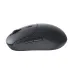 Perspective view of black Rapoo M360 wireless mouse showing top buttons and scroll wheel.