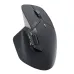 Angled view of the black Rapoo MT760 PRO ergonomic wireless vertical mouse.