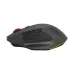 Side profile view displaying thumb rest and side control buttons of Redragon BM-2995 Tri Mode Wireless Mouse.