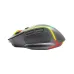 Left-side profile view showcasing thumb buttons and side grip of Redragon M729-WL Tri Mode RGB Gaming Mouse.