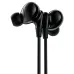 Front view of ACEFAST N11 Neckband earbuds showcasing magnetic in-ear design and neckband cable.