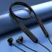 Top angled view of ACEFAST N9 Neckband displaying flexible neckband and magnetic earbuds.