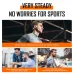 Lifestyle fitness view of Onikuma T37 Air Conduction Wireless Neckband worn during sports emphasizing stable fit and no falling design
