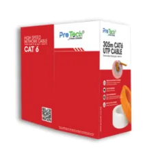 Pro Tech PTN-C6-CCA-IN-OR 305M CAT6 UTP Cable Orange