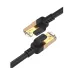 Front angled view of Onten OTN-E801 1M CAT 8 Network Cable with gold-plated RJ45 connectors.