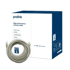 PROLiNK CAT6 UTP Cable 23AWG Gray For Full Box Sales (305 Meter/1000FT)