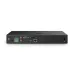 Rear panel of TP-Link VIGI NVR2016H NVR showing power input, audio jacks, VGA, HDMI, USB, and LAN ports.
